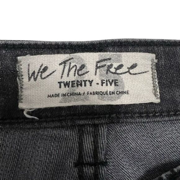 Free People We The Free Flare Bell Bottom Jeans High Rise Denim Super Flared 25 - Picture 10 of 13